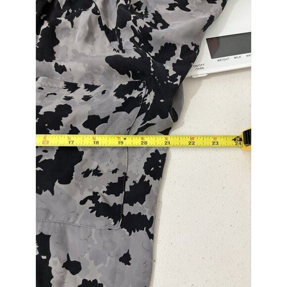 Joie Claude Ruffle Mini Dress Silk Grey Women Medium - Picture 12 of 14